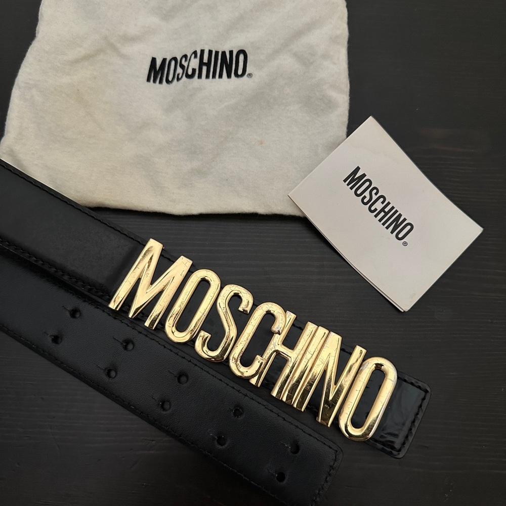 Moschino Black Belt